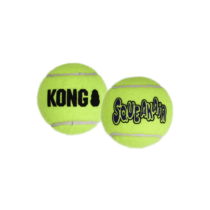 KONG AirDog Squeaker Tennis Bälle 3-er Pack